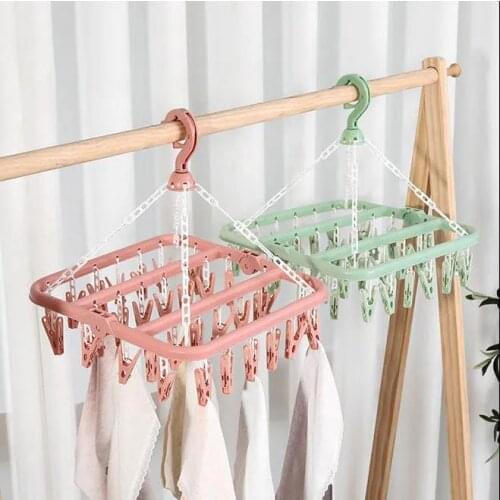 Drying socks hangers drying racks underwear socks clips windproof folding drying socks rack household socks rack drying racks