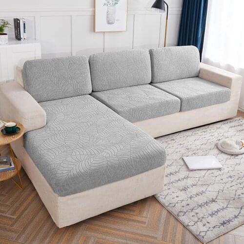 Water Resistant Jacquard Sofa Seat Cover Stretch Sofa Cushion Cover Corner Sofa Cover for funda sofa chaise lounge