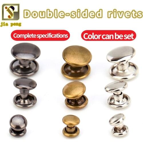Rivets of Metal (100 sets / batch) 13 mm Clothing Rivets DIY Handmade Fashion Sewing Belt Belt Strap Shoes Package Metal Nail