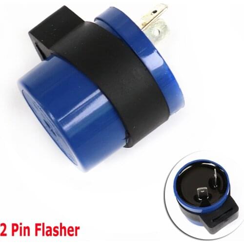 1* Motorcycle Indicator Relay Flasher 6V to12V 2 Pin Beeper Flasher Relay Turn Signal LED Indicator Blinker for most motorcycles