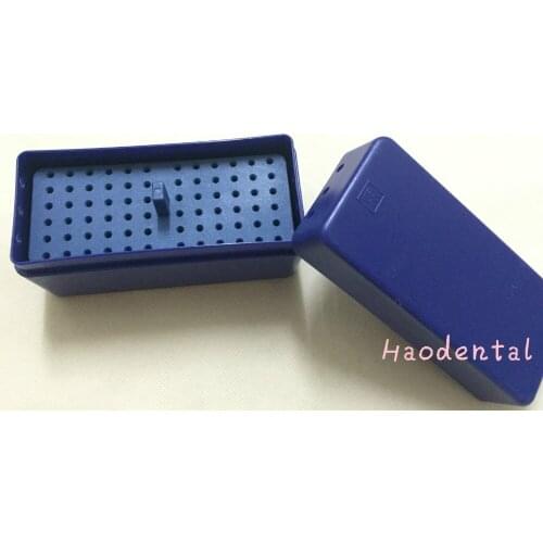 1 Piece Dental Sterilize 72 Holes Plastic Endo Box for Reamer BLUE Free Shipping