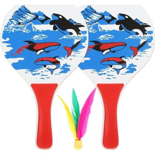 2Pcs Badminton Racket with Ball Kids Children Indoor Outdoor Sports Game Toy