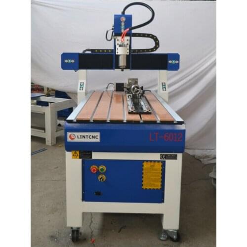 4 Axis 6012 cnc router Jinan factory 6090 6015 9012 1212 1313 3D 2.2kw spindle 600*1200mm engraving machine