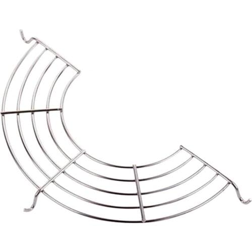 50% Hot Sale 24/26/28/30cm Stainless Steel Semicircular Fried Meat Drain Rack Anti-Scald hHeat Insulation Oil Filter Rack