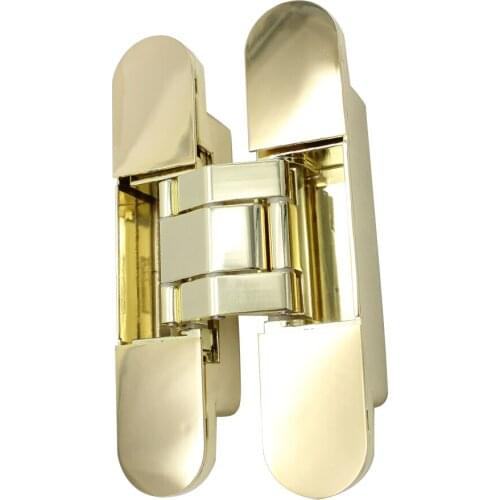 60KG (RCH-60) Gold Adjustable Concealed 180 Degrees Hinge European H-Shaped Folding Silent Invisible Hinge