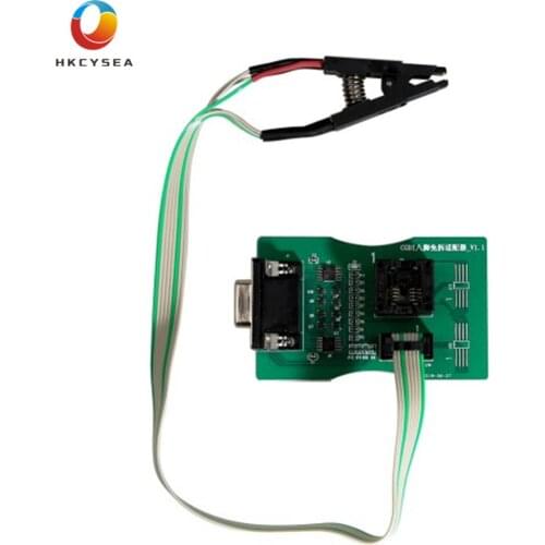 HKCYSEA Reading 8 Foot Chip Free Clip Adapter with CGDI Prog B M W and XPROG 5.60 /5.74/5.84 and UPA USB ECU Programmer