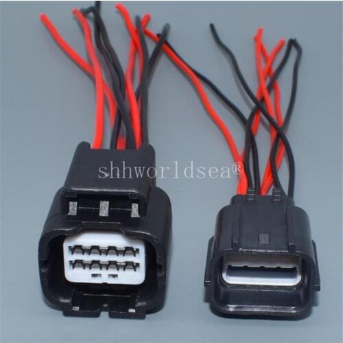 Shhworldsea 8 Pin Way Female Waterproof Automotive Electrical Car Wire Harness Connector Plug Socket With Terminal 7283-2148-30