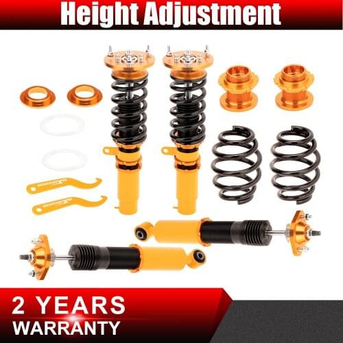 Coilover Shock Spring Strut for BMW E46 3-Series M3 320 323 325 328 330 Adjustable Height Shock Absorber Front Rear Camber