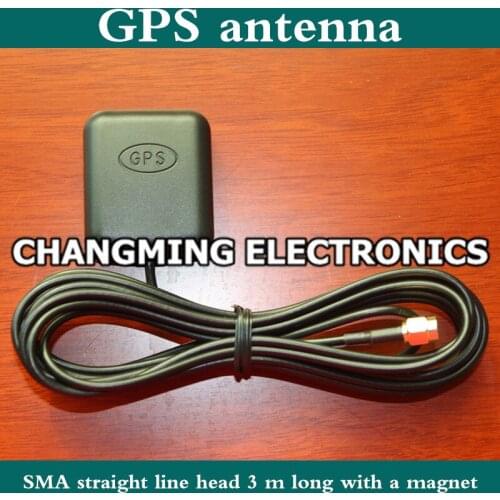 GPS antenna SMA interface |3 meter long |Super strong signal navigator antenna car DVD(working 100% Free Shipping) 5PCS