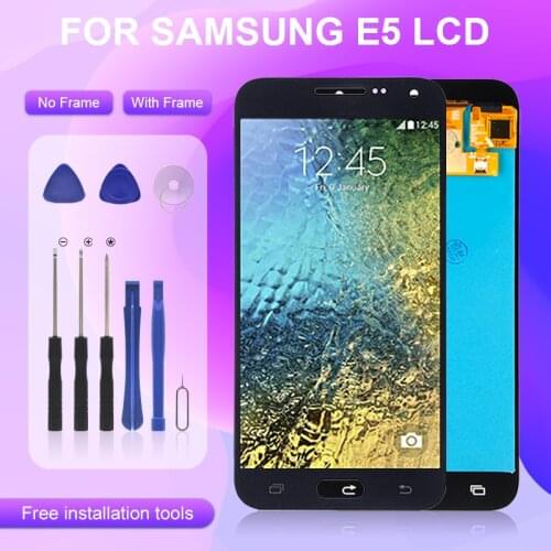Catteny Promotion For Samsung Galaxy E500 LCD With E500F Touch Panel Digitizer E5 Display Assembly With Tools