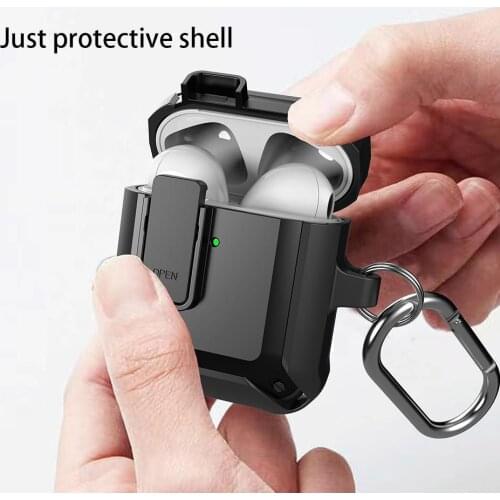 Mechnical style Switch Case For Airpods Pro Protective Cover For Apple AirPods 1/2/pro Wireless Earphone Shell with Keychain
