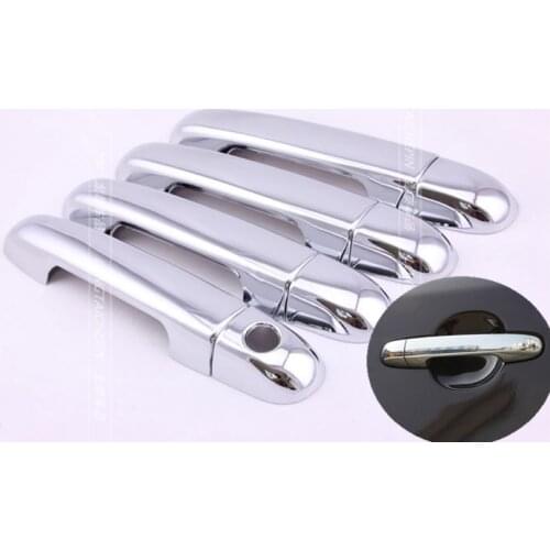 FUNDUOO For Kia Forte Kia Cerato 2009 2010 2011 2012 New Chrome Car Door Handle Cover Trim Sticker Free Shipping
