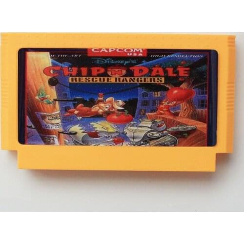 Chip & Dale English Version 60 Pins Game Card For 8 Bit D99 Game Player