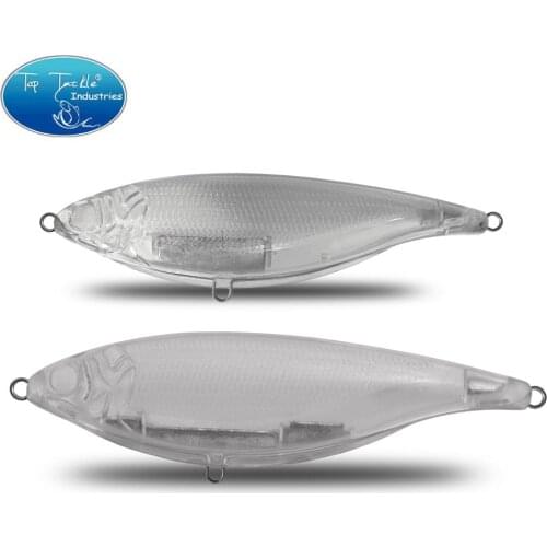 Jerkbait DIY unpainted fishing lure for bass pike sinking CF LURE 155mm 185mm Tackle for pike Pesca Bass jerk baits