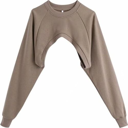 Klacwaya Women's Short Hoodies