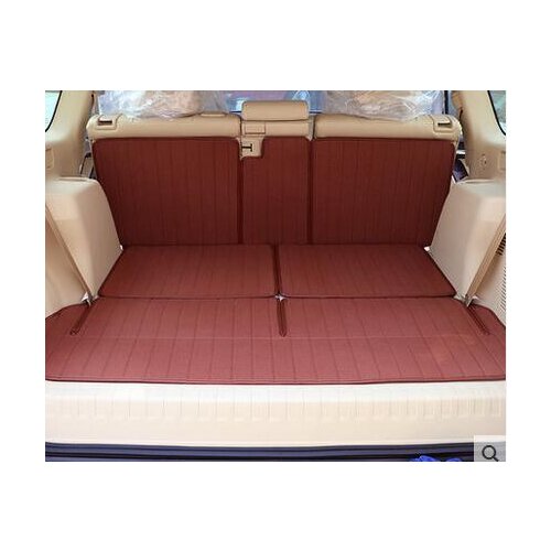 Wholy Surrounded Special Car Trunk Mats for ToyotaLandCruiser Prado 150 7seats Waterproof Durable Cargo