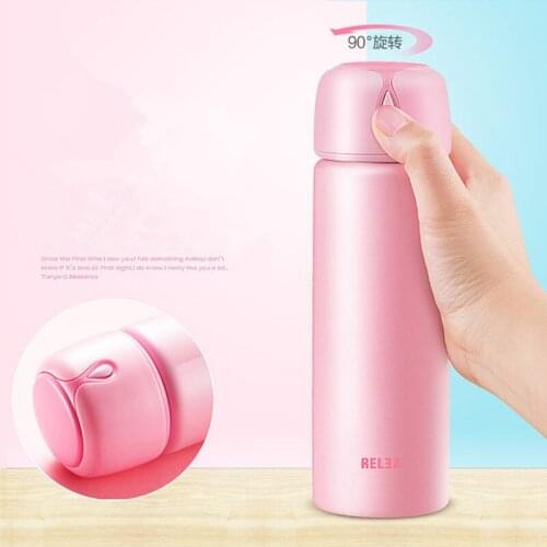 420ml Creative Thermos Bottle Stainless Steel Tumbler Insulated Water Bottle Portable Vacuum Flask For Coffee Mug Travel Tea Cup