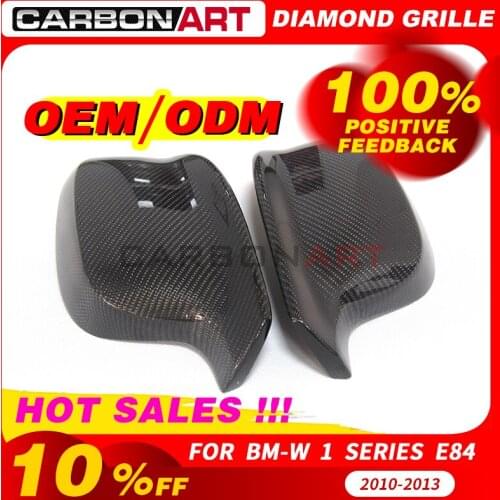 Carbon fiber mirror cover for bm-w X1 E84 X3 F25 Carbon Fiber Rear Side View caps Mirror Cover E84 F25 replacement 2010-2013