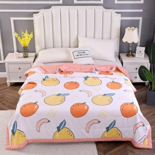 Summer Washed Cotton Single Double Child Student Dormitory Air Conditioning Is Machine Washable Cool Comfortable Comforter Quilt