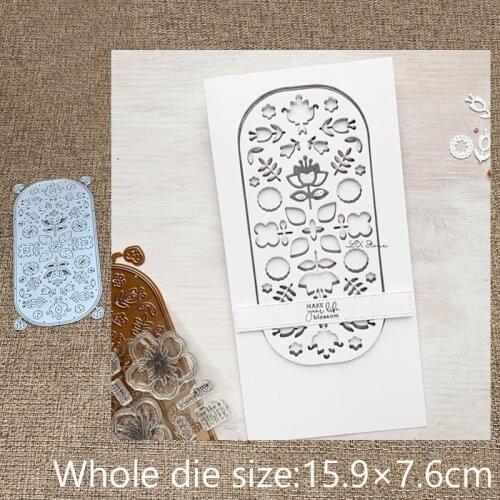 XLDesign Craft Metal stencil mold Cutting Dies flower leaves frame scrapbook die cuts Album Paper Card Craft Embossing
