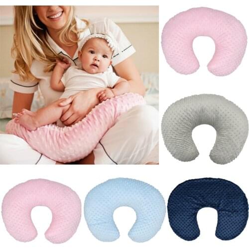 Baby Pillow Cover Toddler kids flower print U shape Pillow Slipcover comfy Newborn Nursing Breastfeeding Pillow Cover Dropship