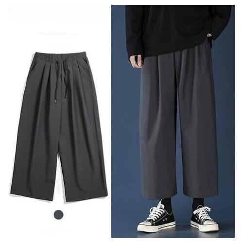 New Black Men Korean Harem Pants 2021 Japanese Streetwear Joggers Harajuku Sweatpants Hip Hop Woman Casual Trousers Fashion