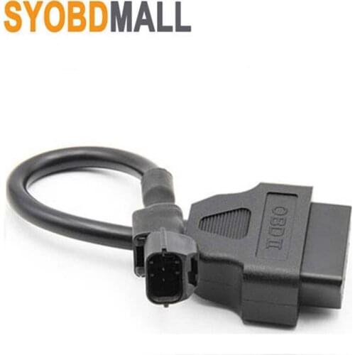 New OBD 16pin To 3 Pin Cable for KYMCO 3pin Motorcycle OBD Connector OBD2 16 pin Convert Adapter for Motorbike Diagnostic Cable