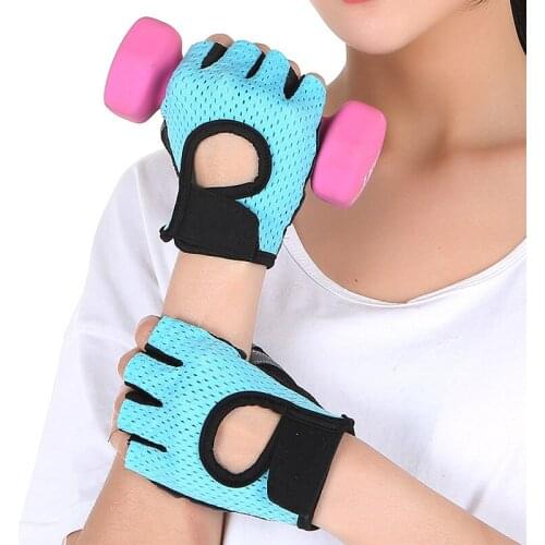 Gym Summer fitness weightlifting gloves non slip breathable thin Yoga Sports Women Horizontal bar Cycling Gym Equipment Training