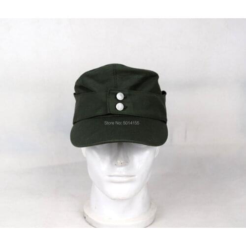 Replica WWII Army German Heer EM HBT M43 Field Soldier Cap hat Green