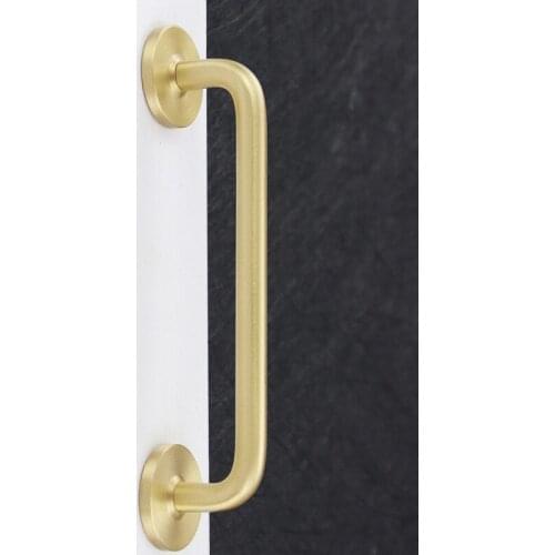 Brass Handle Cabinet Handle Drawer Pulls Kitchen Handle Gold Knob Pull for Furniture Hardware Cupboard Handles