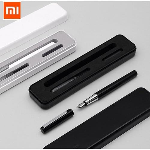 Xiaomi mijia Fountain Pen 0.3mm EF Nib stainless steel Metal Inking Pen for Writing Signing Pen