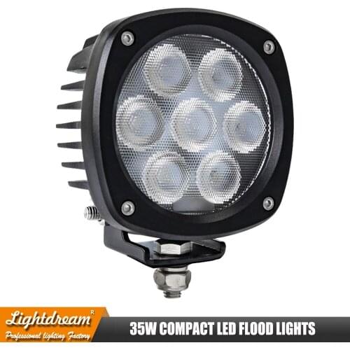 Super Bright 35W 4000Lumens Led Spread / Flood Beam For ATV,SUV,HIGHWAY Road,Offroad Led Driving Work Lights x1pc
