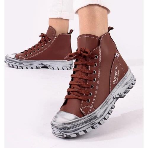 Super-In Brown Skin Color Women 'S Bootie 2021 New model