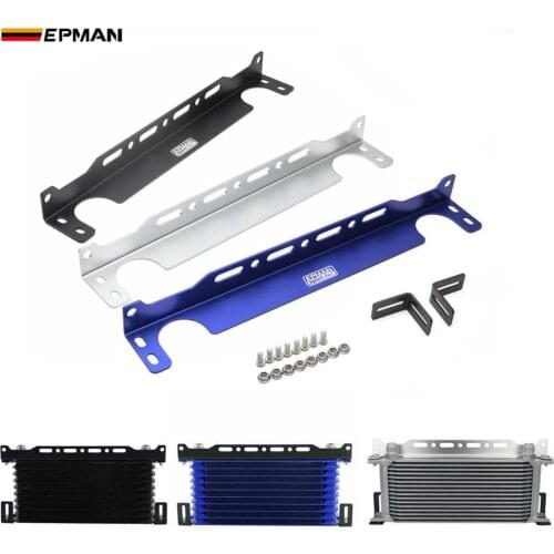 EPMAN Universal Engine Oil Cooler Mounting Brackets T6061 Kit For Trust / British/Mocal Oil Cooler Bracket EPZJC248 / EPZJC262