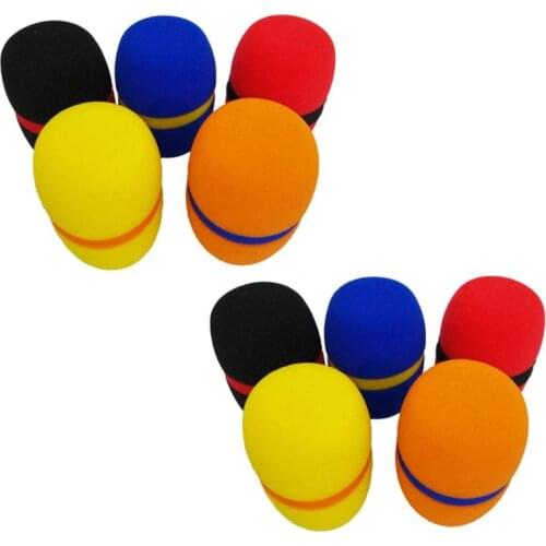 10 Pcs Handheld Stage Microphone Windscreen Foam Mic Cover Karaoke New
