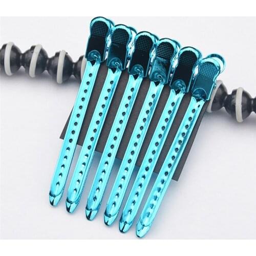 12pcs Metal Alligator Hair Clip Hairdressing Clamp Hairpins DIY Barber Pro Salon Hair Styling Tools DIY Home