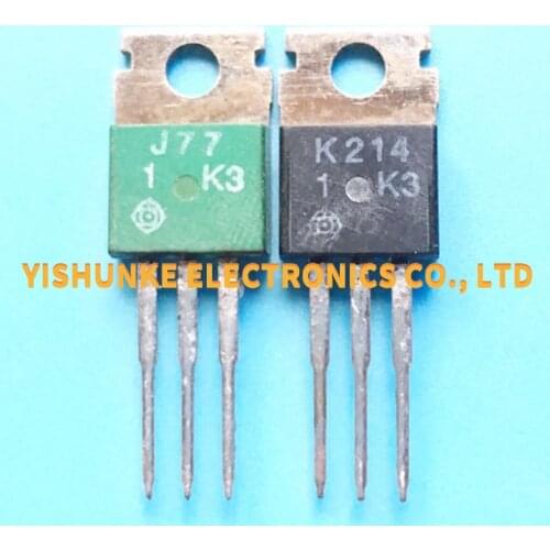 1pair J77 K214 2SJ77 2SK214 TO-220