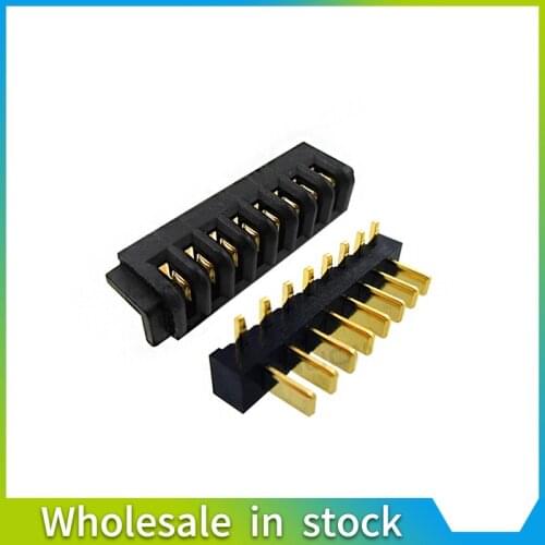 2pcs good quality 8Pin Inner Battery Connector Holder Clip Contact port replacement male and female for laptop phone