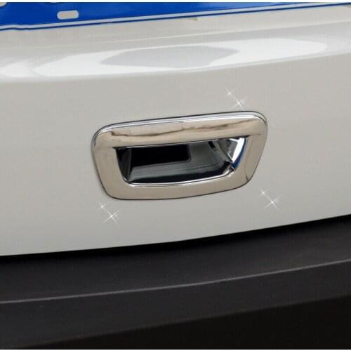 2016 2017 2018 ABS Chrome Car Back Tail Door Rear Handle Bowl Cover Trim Accessories Styling Shell for Buick Encore Opel Mokka
