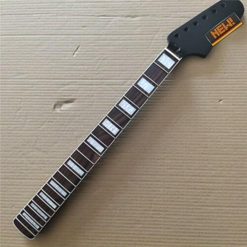 22 Fret maple Electric Guitar Neck Replacement rosewood inlay big headstock ST style