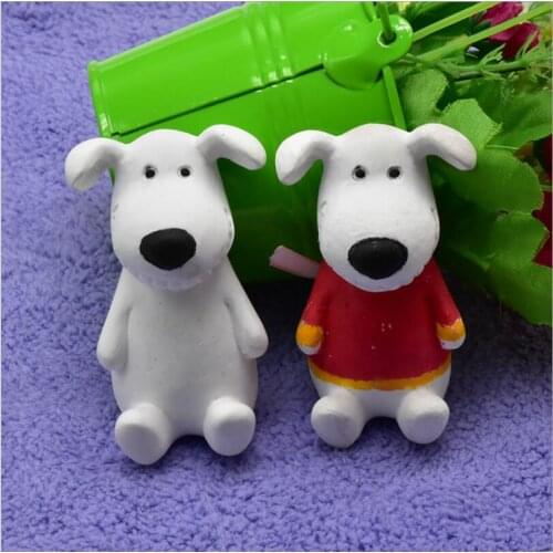 3D dog shaped silicone molds Aromatic plaster mold decoration mould Craft resin molds for jewelry