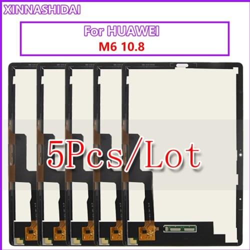 5PCS/Tablet LCD For Huawei MediaPad M6 10.8 LCD SCM-W09 SCM-AL09 SM-W09 LCD Display Touch Screen Digitizer Assembly