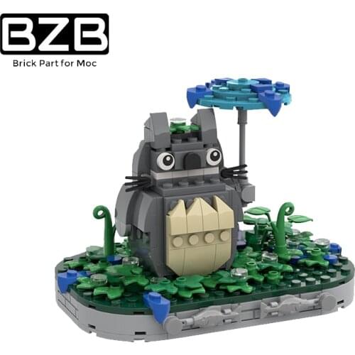 BZB MOC Japanese Anime Cartoon Molina Cute Building Block Model Decoration Kids DIY Brain Game Toys Best Birthday Christmas Gift