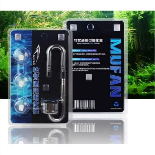 CO2 diffuser atomizer slim mini nano stainless steel ceraminc replacement aquarium plant tank