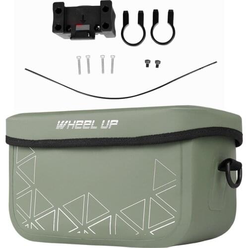 Carry Riding 2-in-1 Bag Riding Bag Bike Front Storage Bag Waterproof Phones Bag Quick Release Mountain Bike Bag