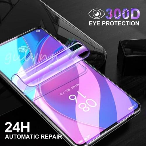 300D Full Cover Hydrogel Film For Xiaomi Redmi Note 9 8 7 5 6 K20 Pro Anti Blue Light Screen Protector For Xiaomi 9T A3 8 Lite