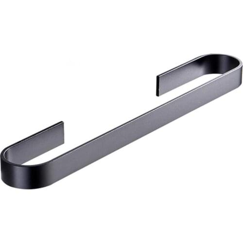 Smooth Arc Bathroom Tower Shelf Non-drilling Bath Towel Holder Hanging Storage Rack For Home Bathroom