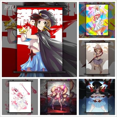Kill La Kill Mankanshoku Mako Jakuzure Nonon Harime Nui Anime Posters Wall Poster Canvas Painting Wall Art Picture Home Decor