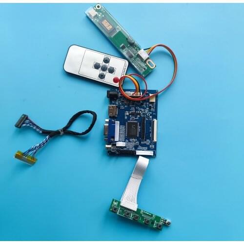 Kit Work for LTN150XB 1024x768 Controller Board driver panel SCREEN 2AV DIY LVDS LCD remote AV 30pin HDMI VGA monitor