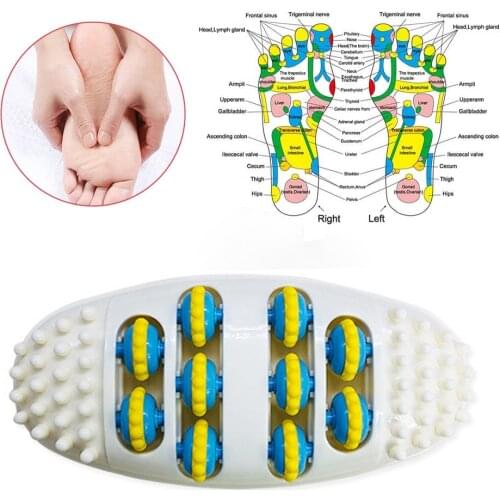 Feet Massage Foot Reflexology Acupuncture Therapy Massager Acupuncture Scroll Wheel Massage Exercise Roller Health Care